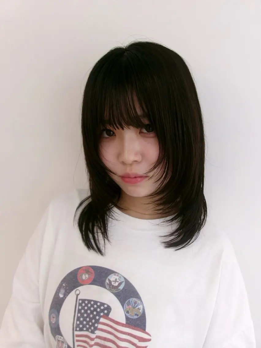 ミディアム ogura hitomiのヘアスタイル