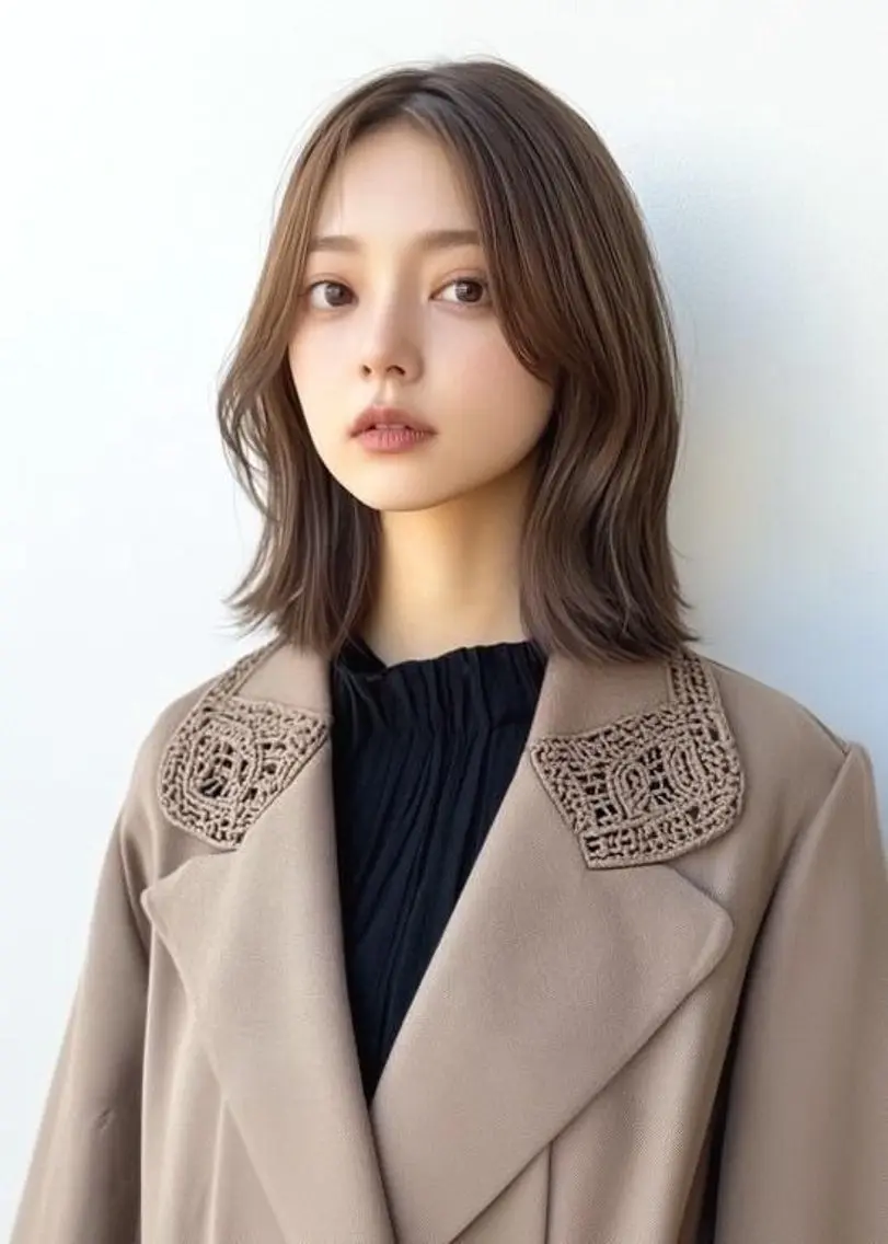 ミディアム カラー ヘアカラー 佐藤優晟/カラー/ 癖毛ショート/表参道のヘアスタイル