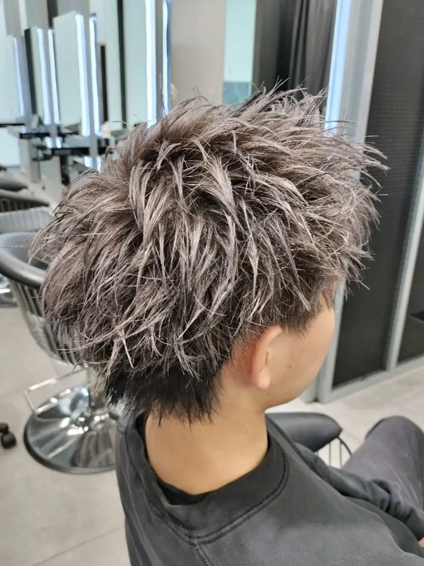 メンズ カラー ショート カット ヘアカラー 🔥メンズ︎特化🔥 遠藤楓伽のヘアスタイル