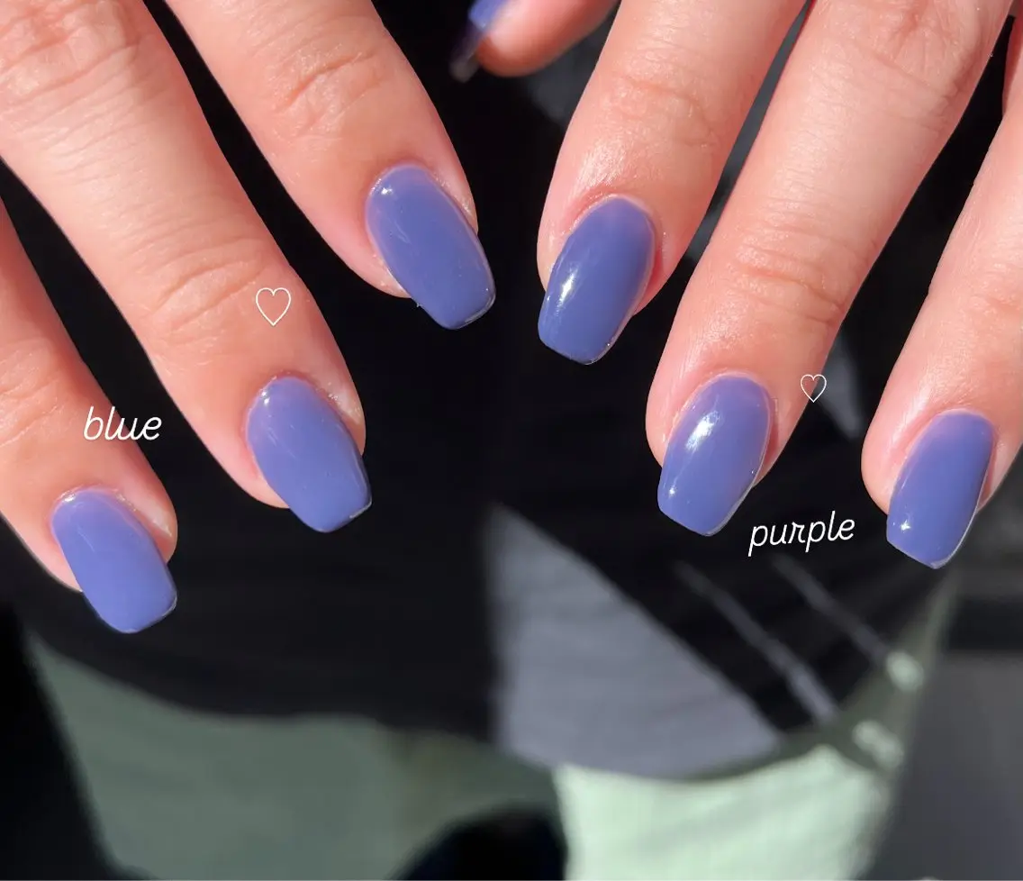 ネイル ブルー ハンドネイル HazeGrass NAILのネイルデザイン