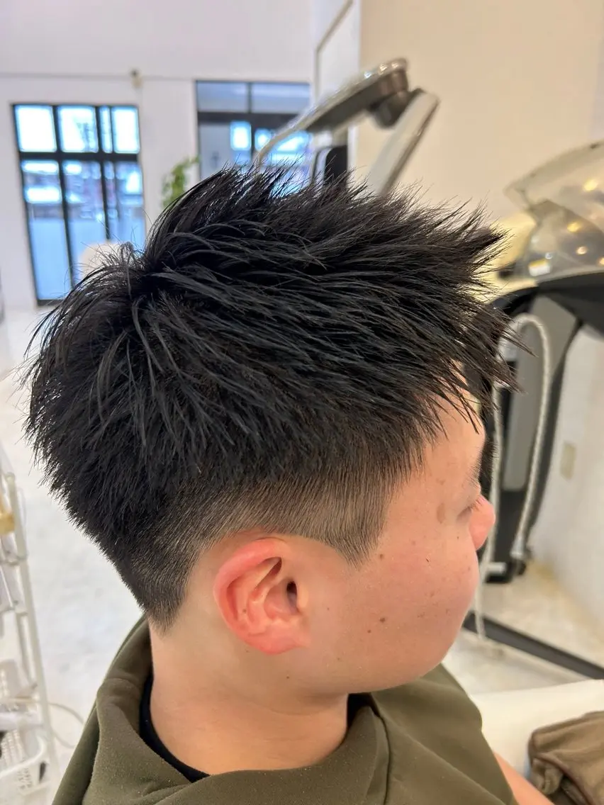 ショート ヘアアレンジ メンズ カット ヘッドスパ メンズカット/パーマ チバト　クウトのヘアスタイル
