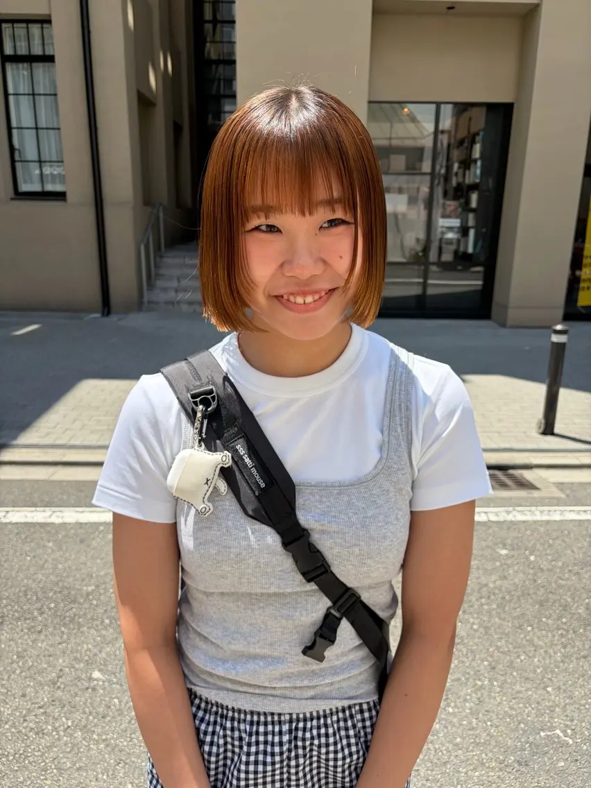 rinka enu河原町のヘアスタイル