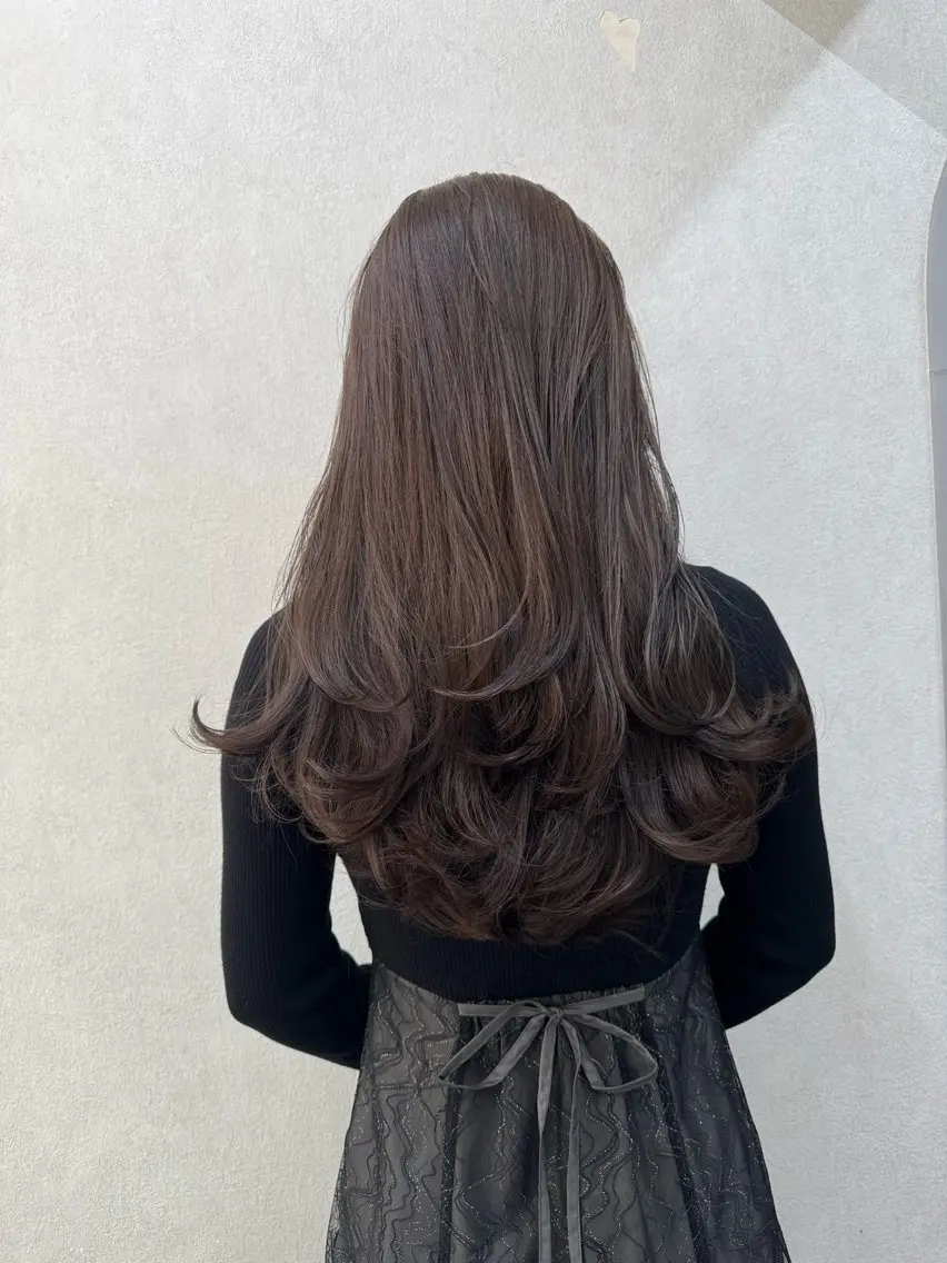 ロング レイヤー・巻き髪 特化♡ヒディ♡のヘアスタイル