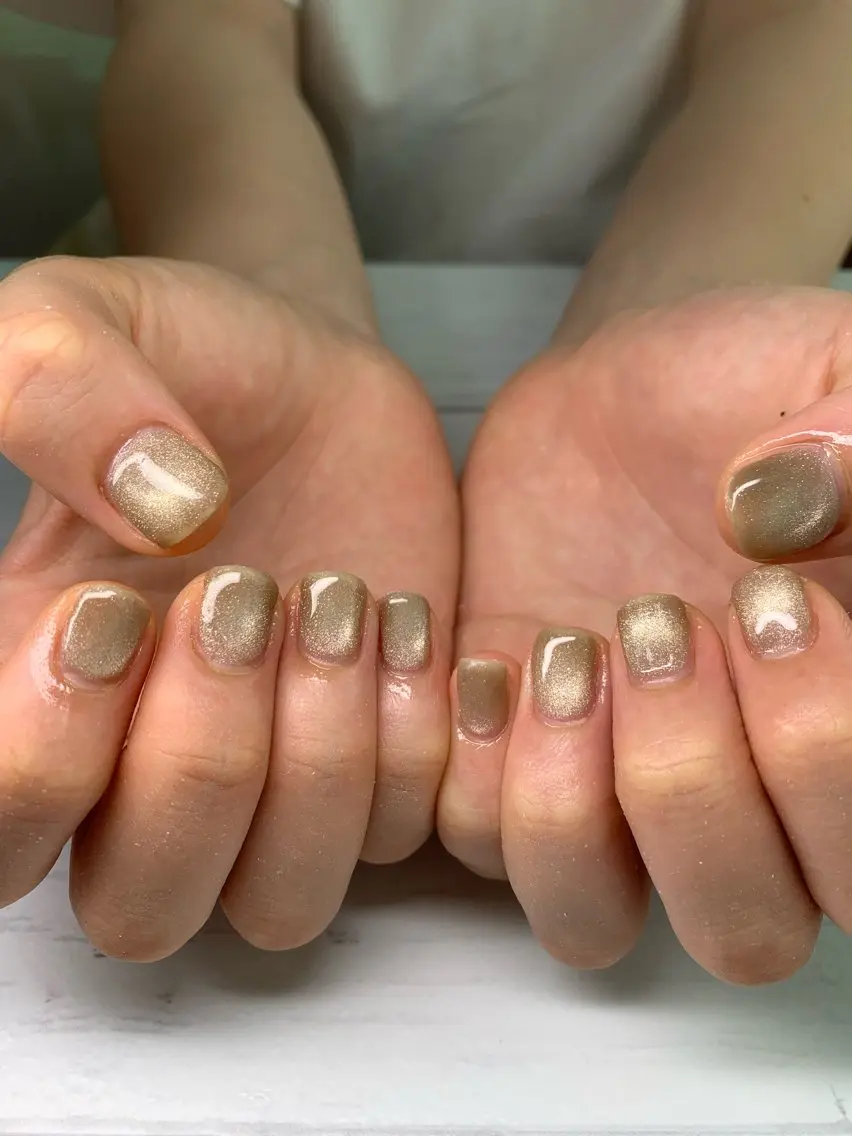 ネイル マグネットネイル ワンカラーネイル MANA_NAIL このみのネイルデザイン