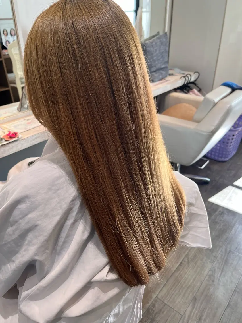 ロング 福本 好子のヘアスタイル
