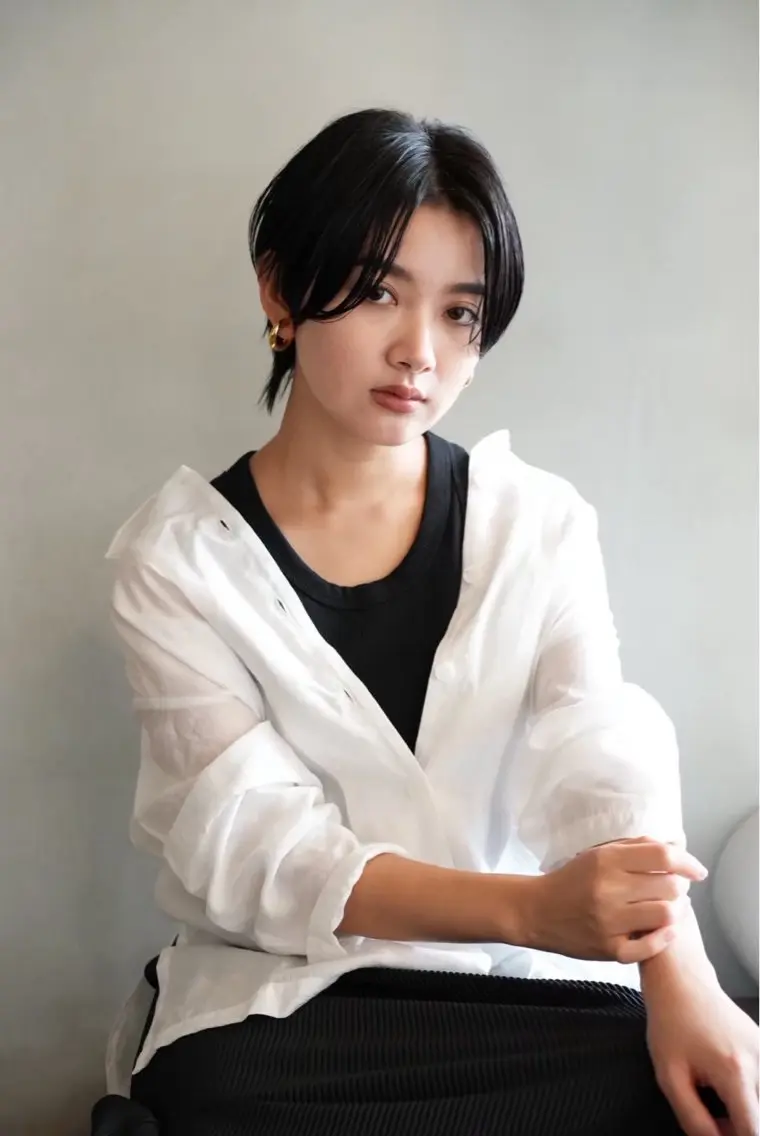 ショート カラー 加賀 千聖 /soigneのヘアスタイル