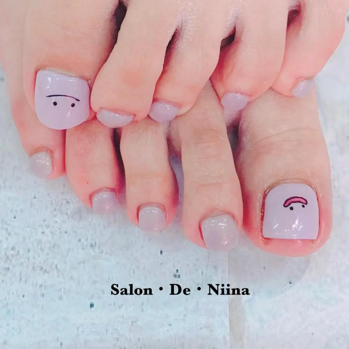 ネイル フットネイル ボディビルダーSal on.DeNiinaのネイルデザイン