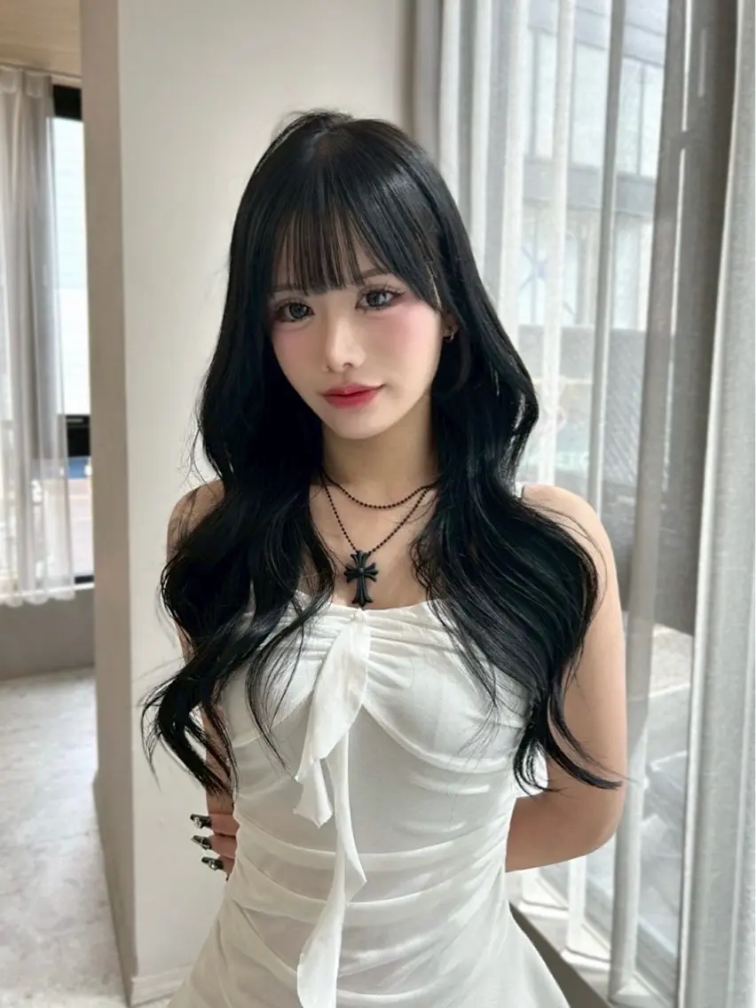 セミロング 縮毛矯正 木串 楽人のヘアスタイル