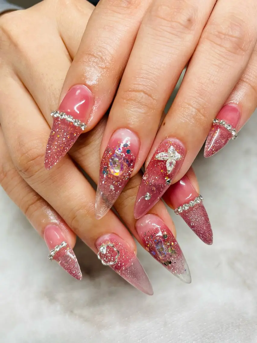 ネイル 長さ出し 持ち込み Star Beautyのネイルデザイン