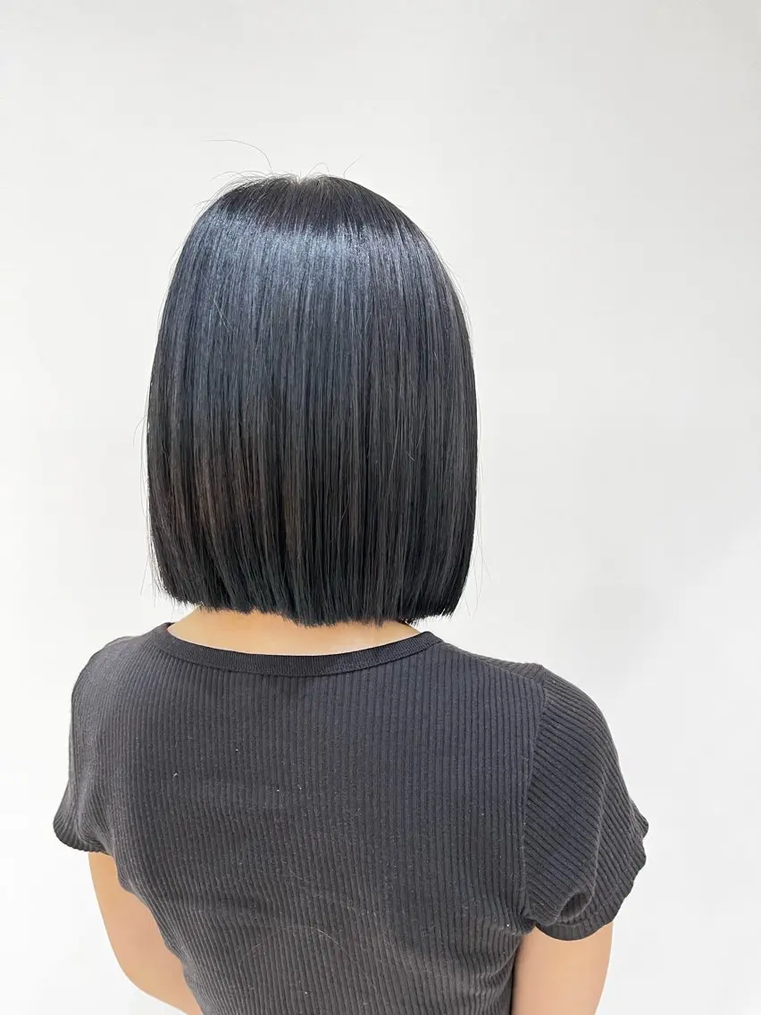 ミディアム カラー ヘアアレンジ 🥀暖色韓国ヘア💕 保科侑花のヘアスタイル