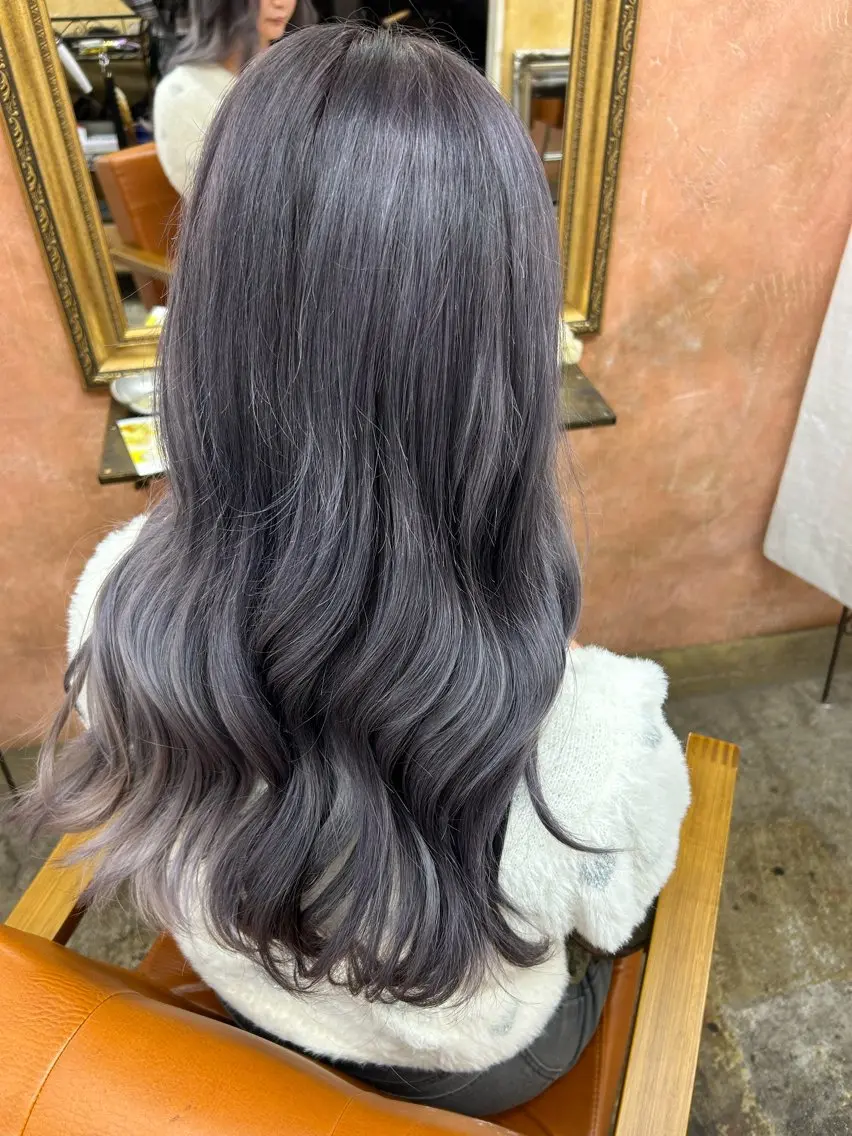 ロング ヘアカラー トリートメント Retsu /UniQのヘアスタイル