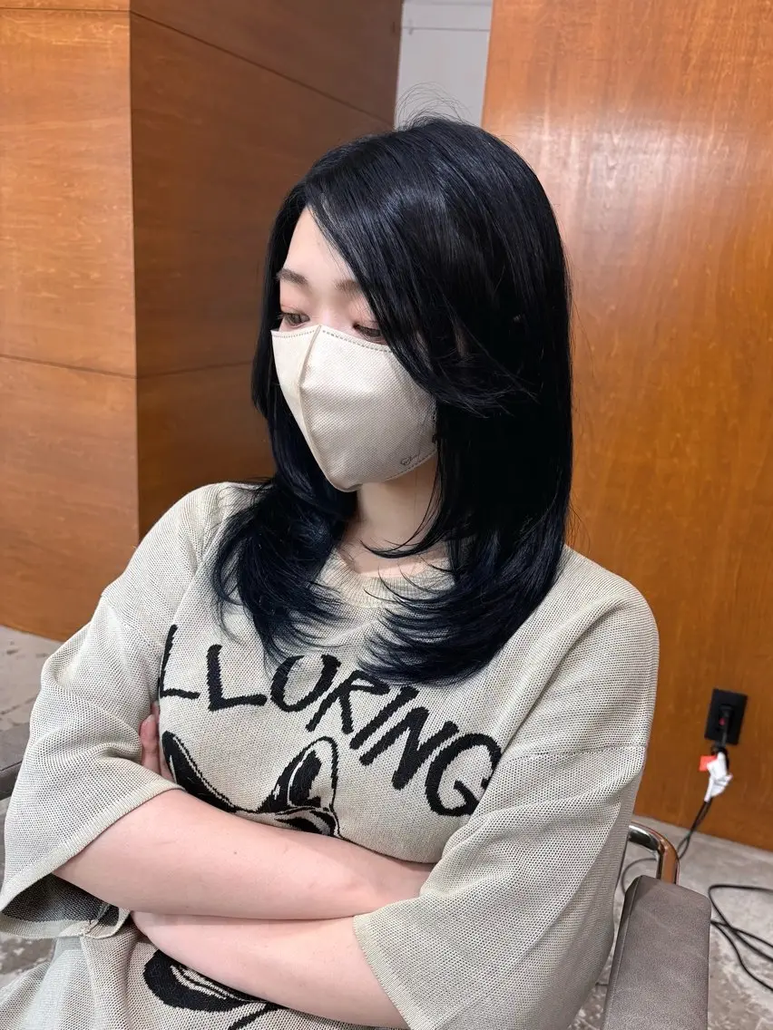 ミディアム 垢抜けレイヤー✂️ RYOTAのヘアスタイル