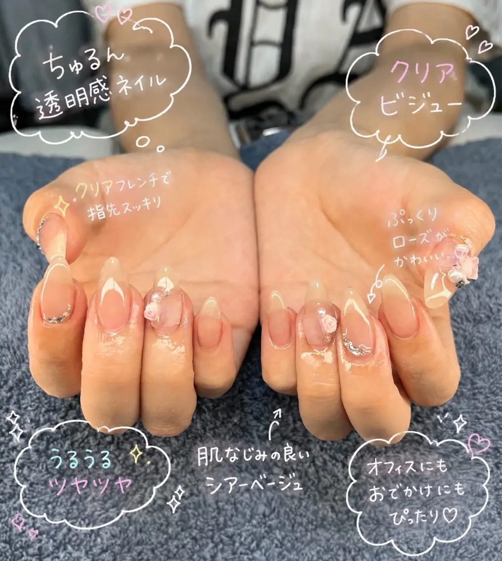 ネイル ハンドネイル フットネイル MHR nailのネイルデザイン