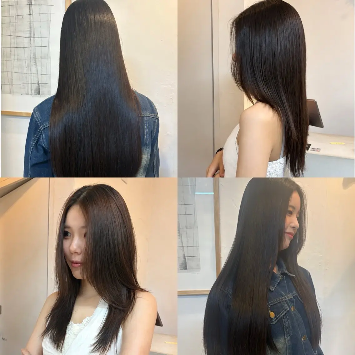 ロング 縮毛矯正 kii｜ ゆきな｜福岡美容室のヘアスタイル