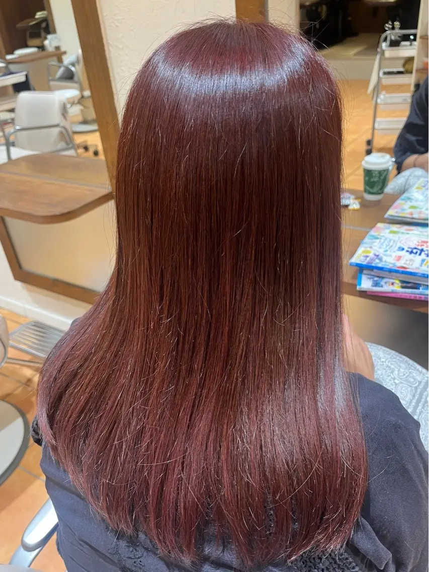 ロング カラー ブリーチ ブリーチなしカラー ほそや うらら / モデル募集中🌹のヘアスタイル