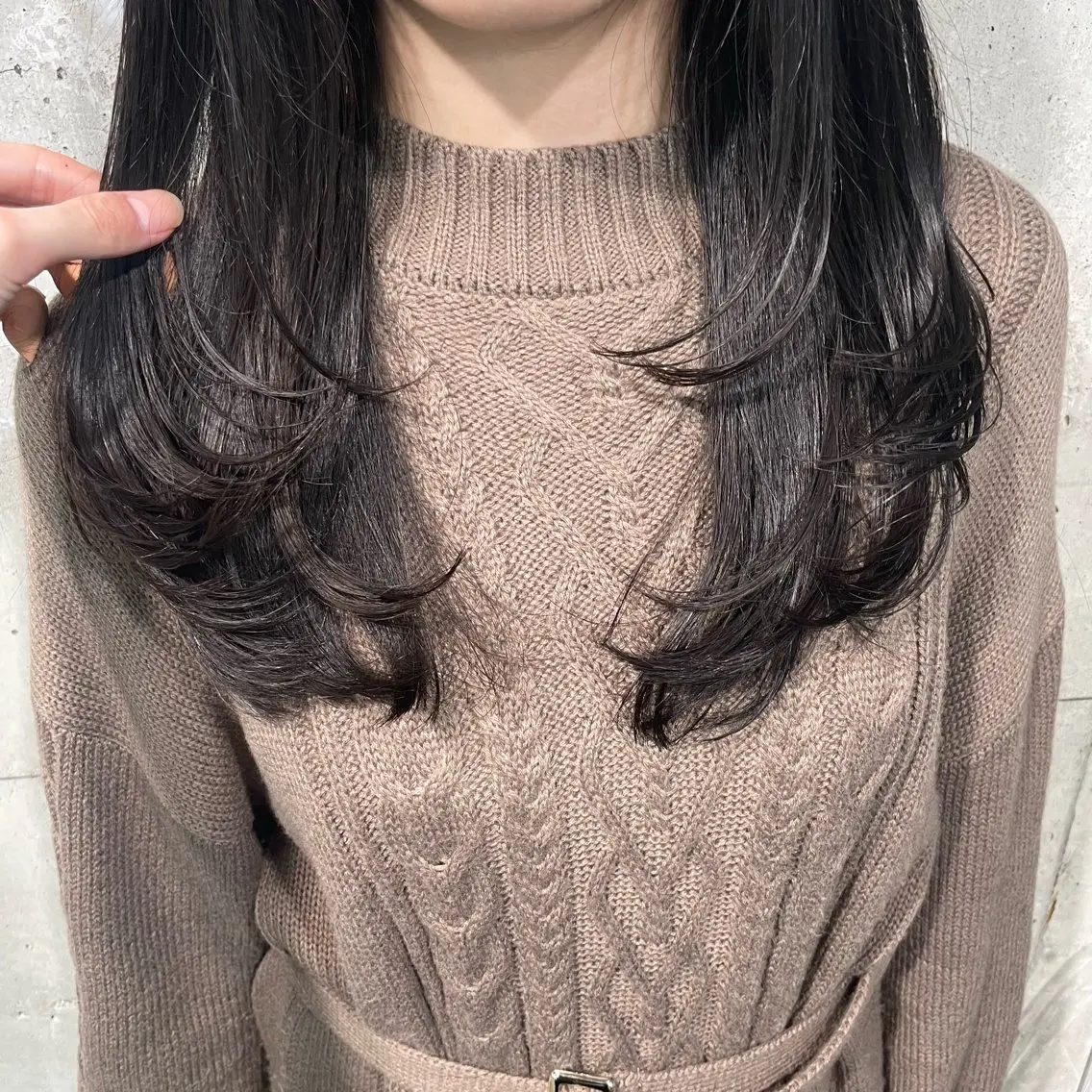 ミディアム カラー ヘアアレンジ 髪質改善/縮毛矯正/ レイヤー/WILLのヘアスタイル