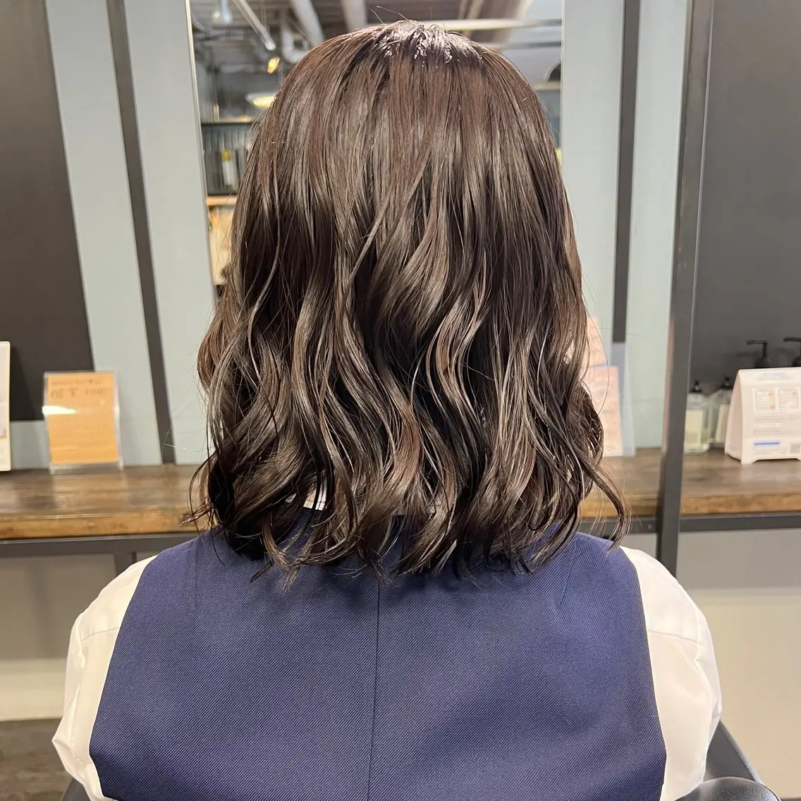 ミディアム カット 💘札幌クロスパーマ 髪質改善💘rinaのヘアスタイル