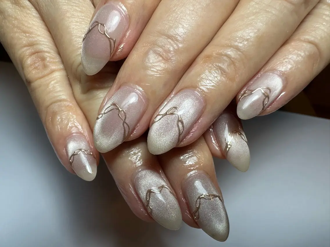 セミロング shandy nailのネイルデザイン