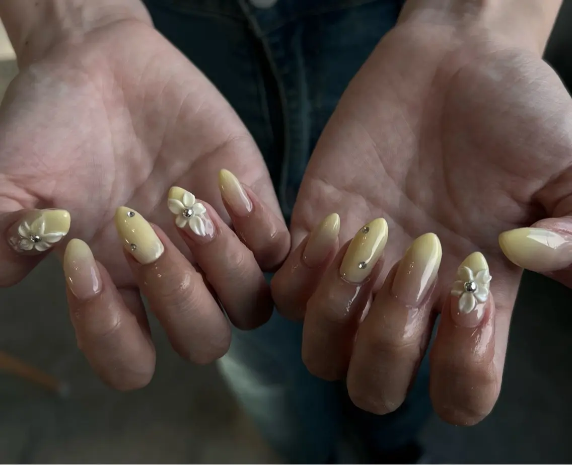 ネイル フラワーネイル ハンドネイル Y's nail ˚✧₊YUIのネイルデザイン