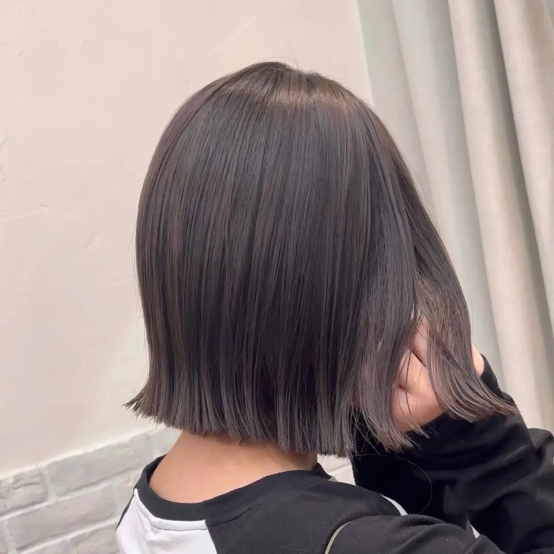 ミディアム ボブ 銀座/似合わせカット /縮毛矯正/うーのヘアスタイル
