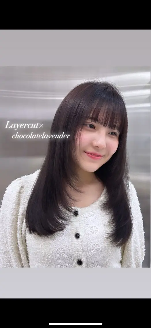 ロング カラー リコ🪐 ショートモデル募集のヘアスタイル