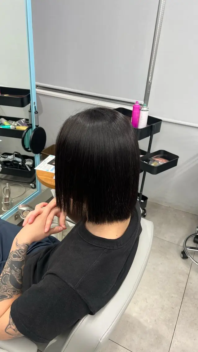 パーマ メンズ 縮毛矯正 縮毛矯正練習 モデル募集✨️NOAのヘアスタイル
