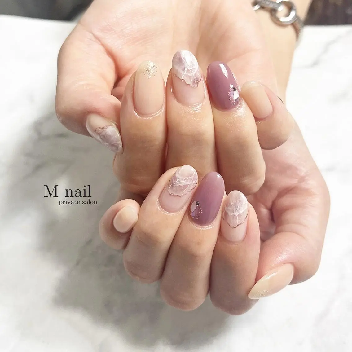 ネイル ハンドネイル M nailのネイルデザイン