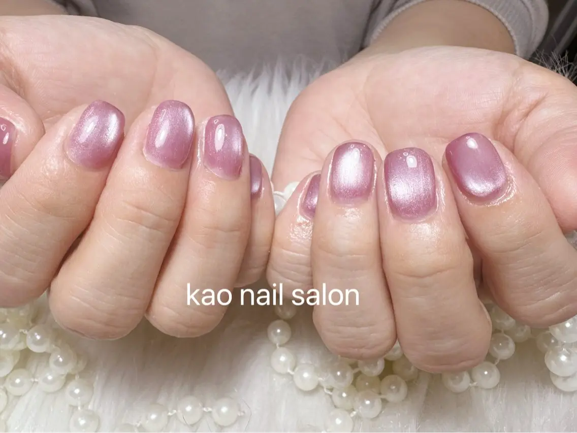 ネイル ハンドネイル kao nail マグネット/長さだしのネイルデザイン