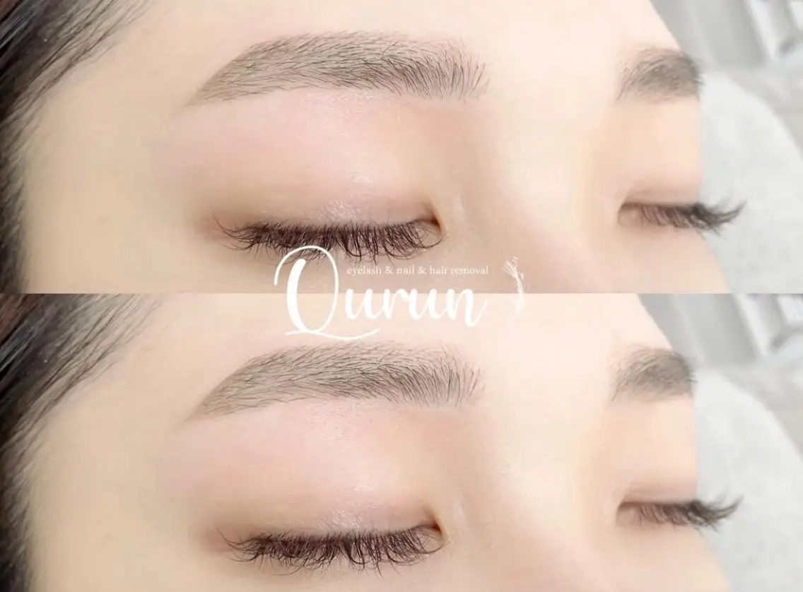 アイブロウ Qurun くるんのネイルデザイン