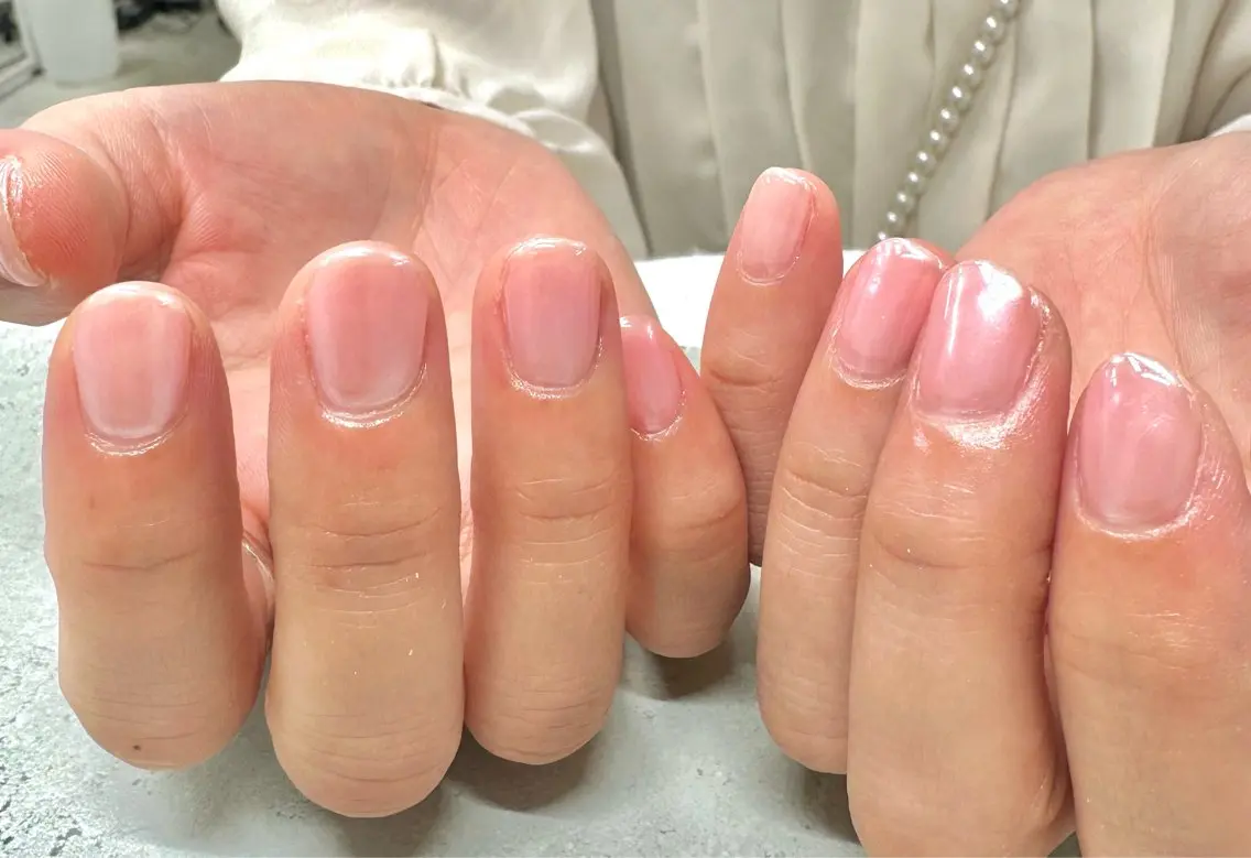 ネイル オーロラネイル ミラーネイル 濱田 桃葉のネイルデザイン