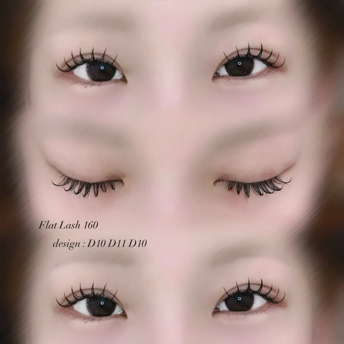 フラットラッシュ160本🎀(片目80本ずつ)の写真