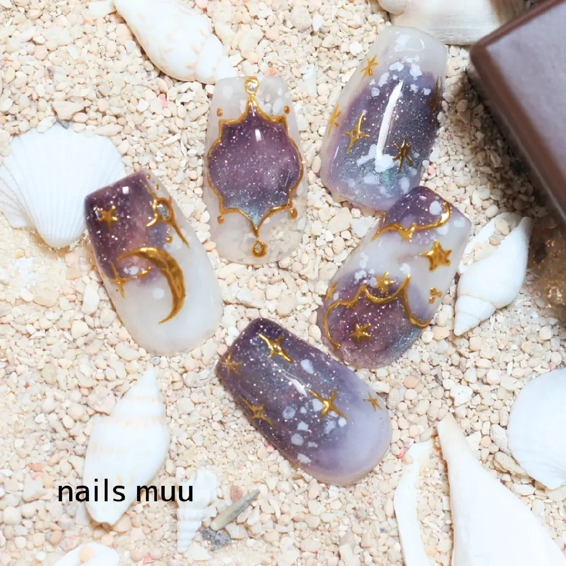 ネイル アートネイル ジェルネイル nails muu まゆのネイルデザイン