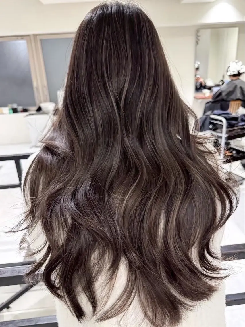 ロング カラー ヘアカラー 艶髪透明感カラー / まあやのヘアスタイル
