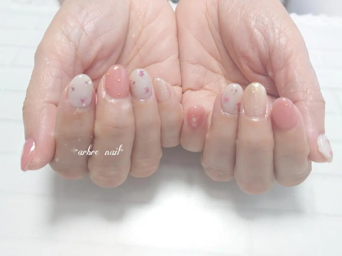 ネイル ✯.。 arbre nail 。✯.のネイルデザイン