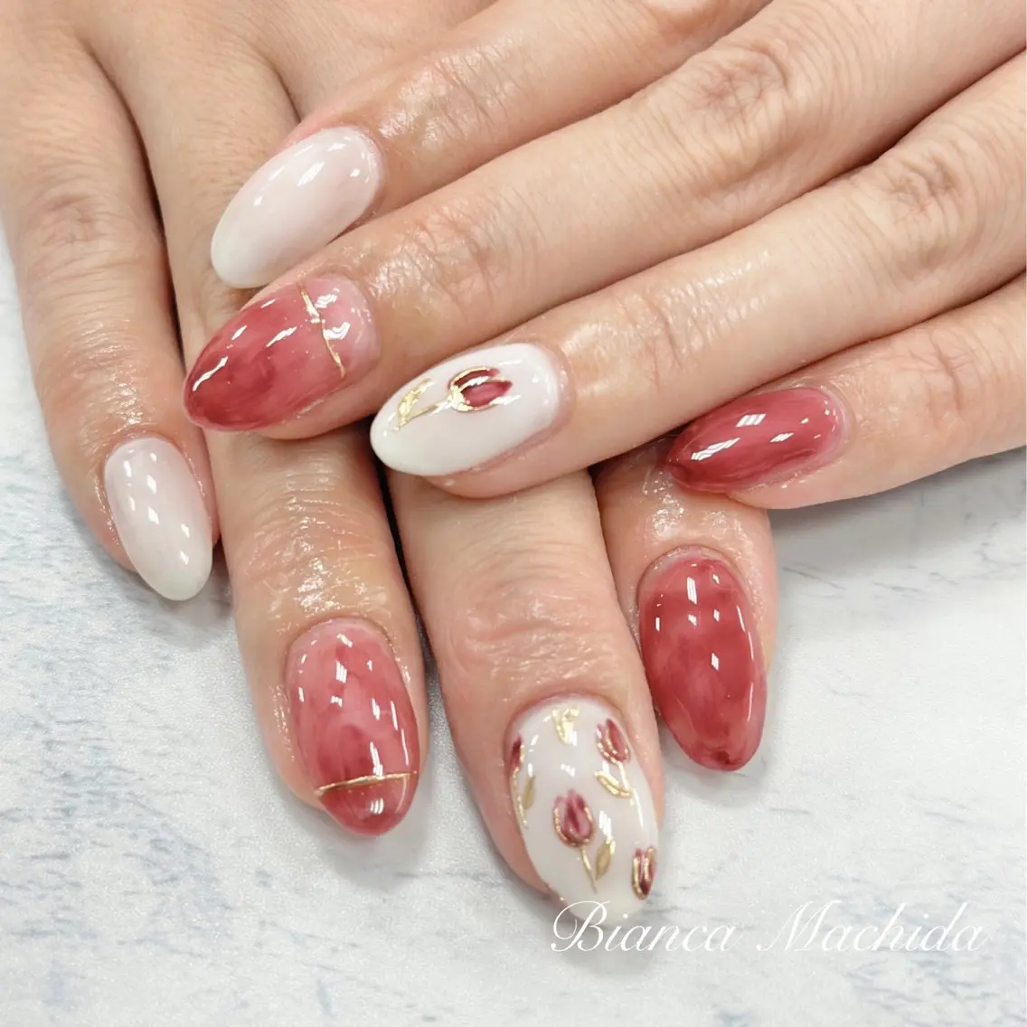 ネイル ハンドネイル Bianca👼🏻 OIKAWAのネイルデザイン
