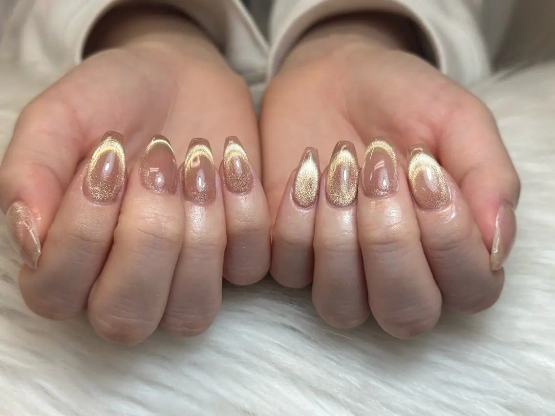 ネイル アートネイル ジェルネイル マグネットネイル ハンドネイル JennNail_ マオのネイルデザイン