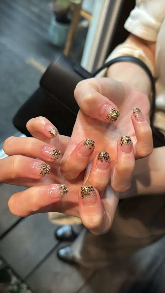 ネイル フラッシュネイル フラッシュマグ フットネイル フレンチネイル 韓国ネイル ハンドネイル SAKU nail 作島茜のネイルデザイン