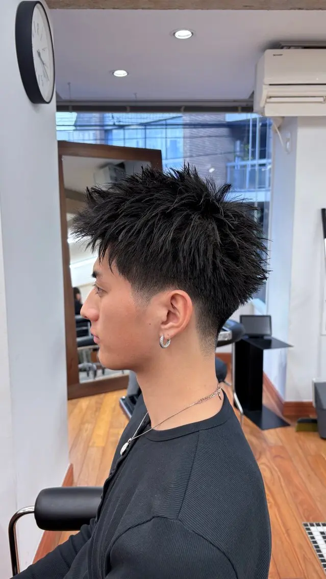ショート メンズ スパイキーショート ショートヘア メンズカット 髙橋創のヘアスタイル