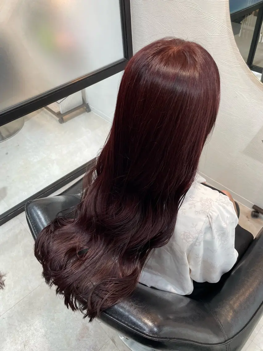 ロング カット トリートメント 🍒透明感カラー NO.1/ララ🍒のヘアスタイル