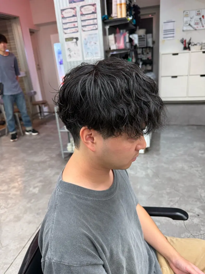 メンズ カット パーマ ✨癖毛指名No.1✨ メンズ特化YUIのヘアスタイル