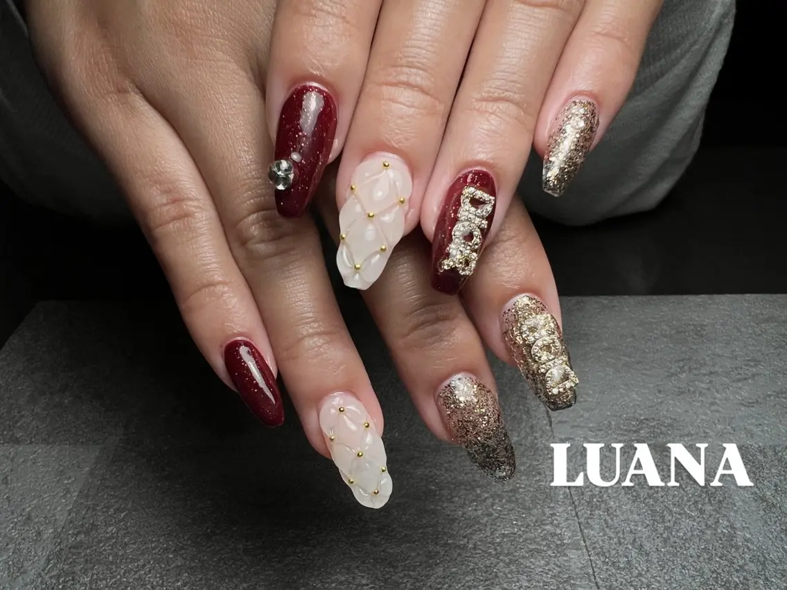 ネイル ハンドネイル nail salon LUANAのネイルデザイン