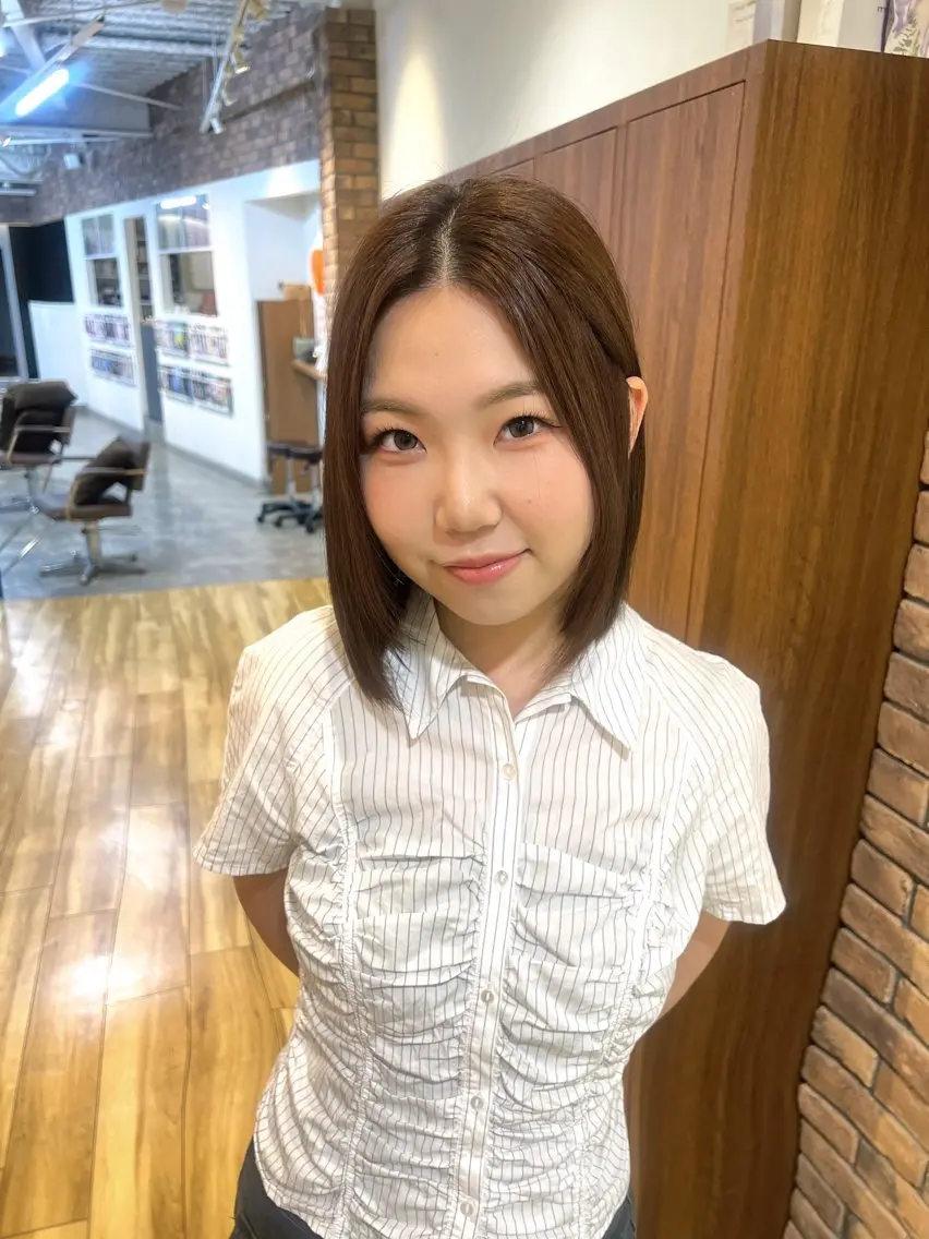 カラー ブラウンカラー NOA福島 RENA🌼のヘアスタイル