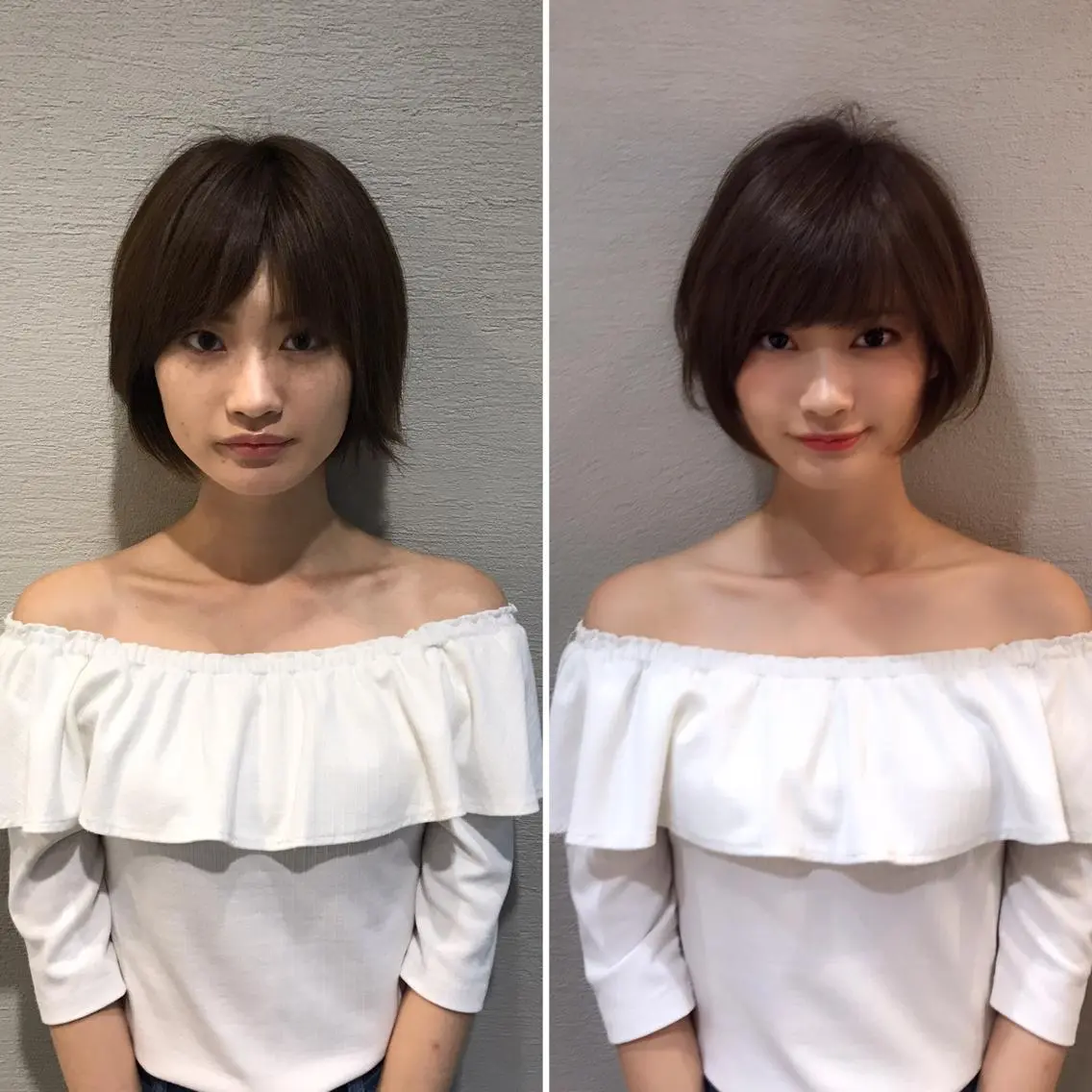 ショート カラー ヘアアレンジ アッシュ グラデーションカラー グレージュ ハイライトカラー イルミナカラー ショートの神✨AFL OAT 井上康平のヘアスタイル