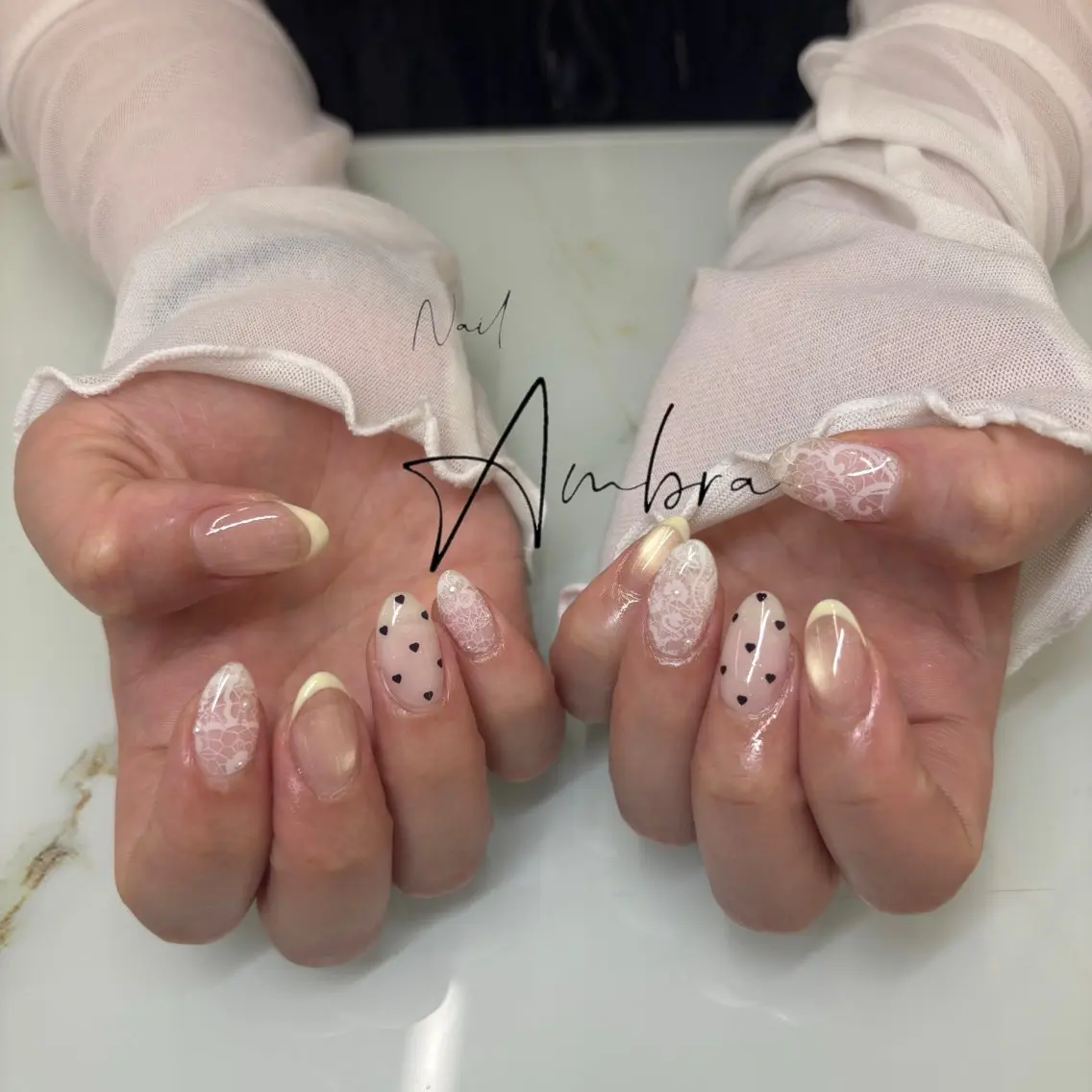ネイル ハンドネイル Nail Ambra Fusamiのネイルデザイン