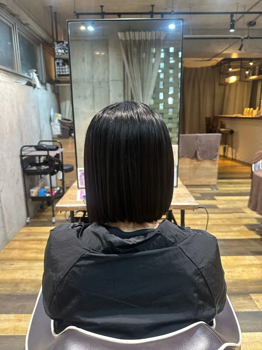 ショート 縮毛矯正 トリートメント flannel 優介のヘアスタイル