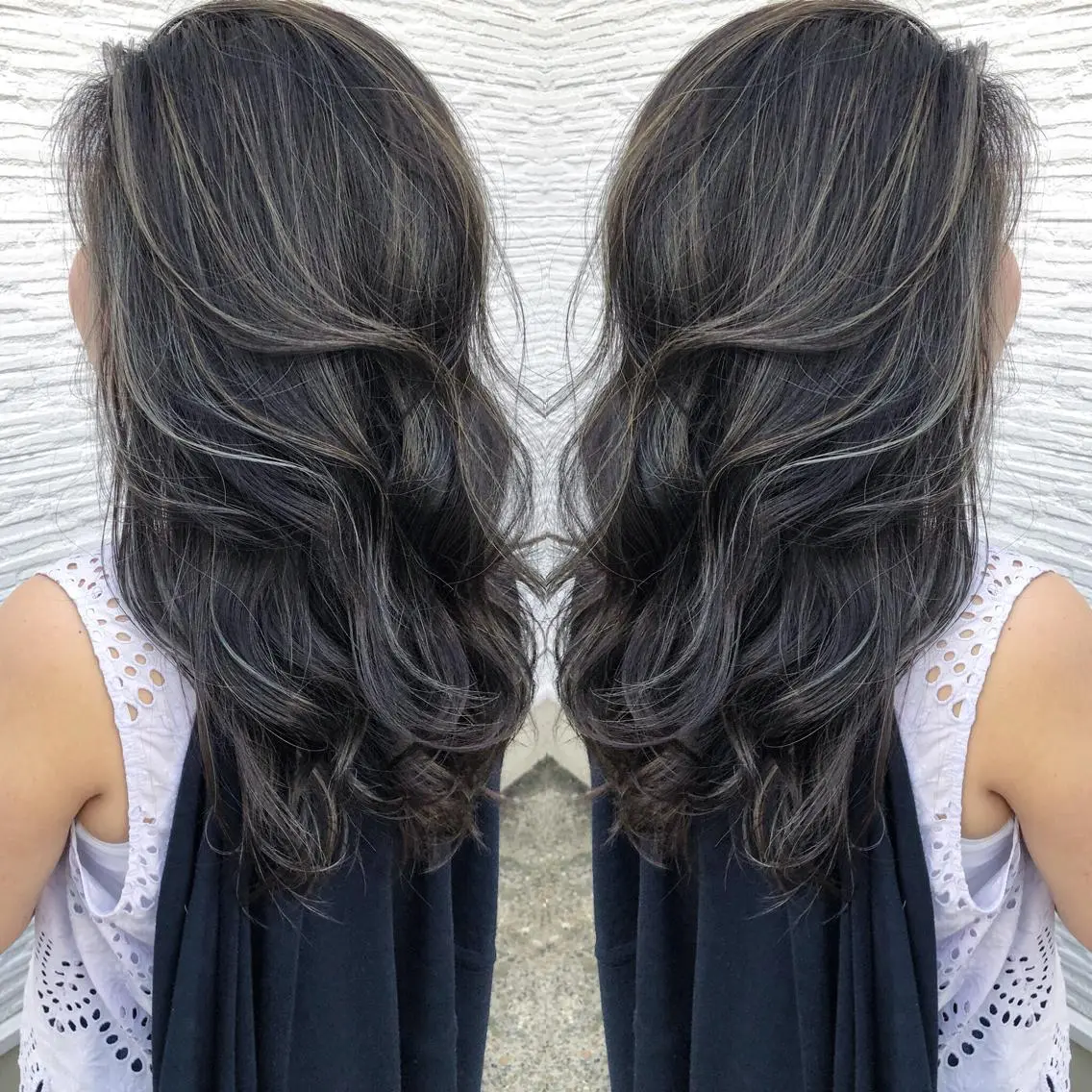 セミロング カラー パーマ ヘアアレンジ キッズ ネイル マツエク・マツパ グレージュ 外国人風カラー カット ヘアカラー トリートメント ヘッドスパ レイヤーカット✂️ 艶髪/小田部慎也のヘアスタイル