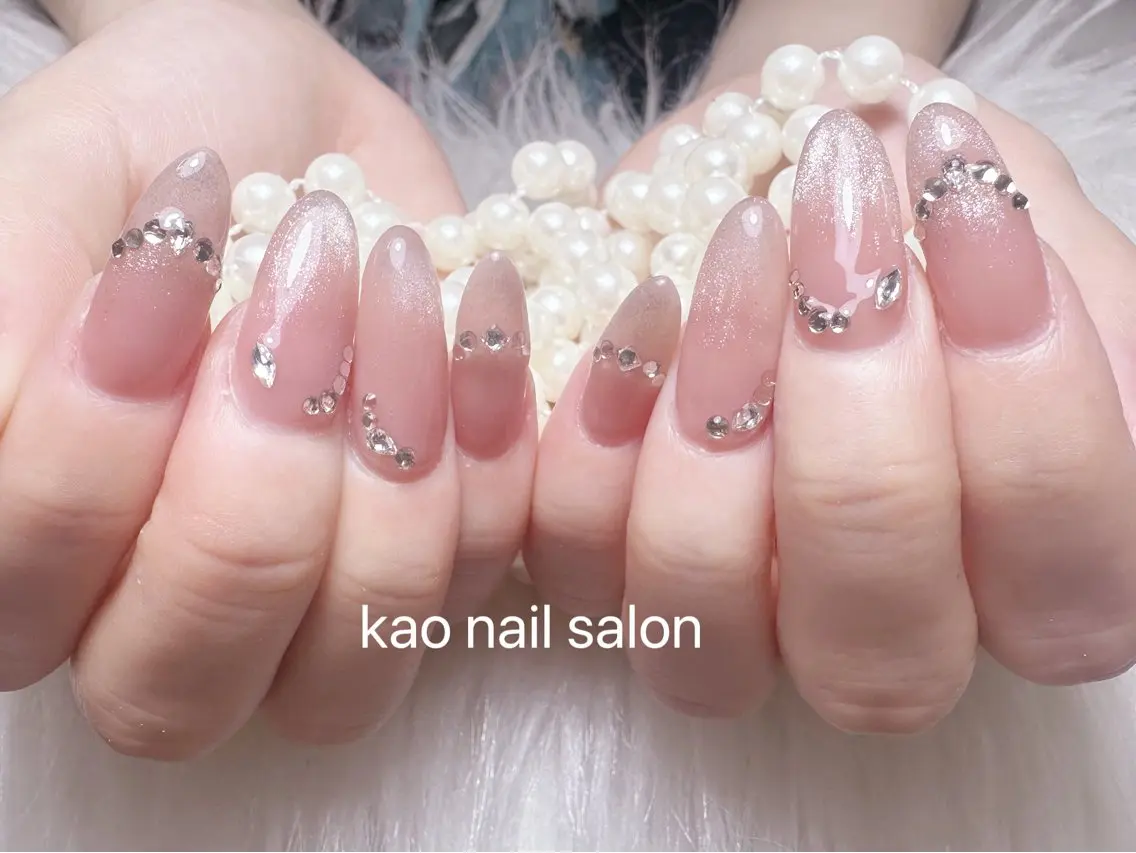 ネイル ハンドネイル kao nail マグネット/長さだしのネイルデザイン