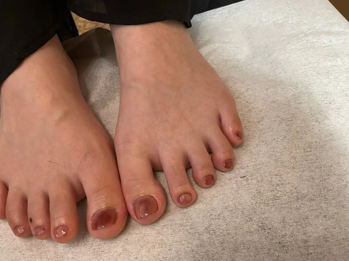 ネイル フットネイル 楊 蓉のネイルデザイン