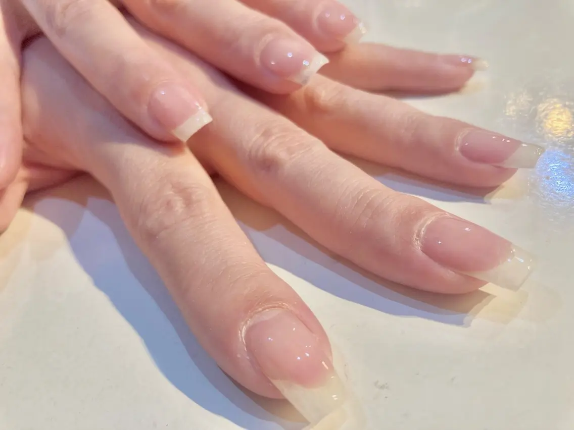 ネイル ジェルネイル ピンク Solmare 中目黒 mutoのネイルデザイン