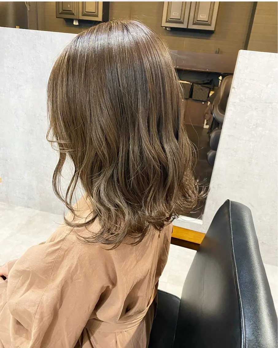 ミディアム カラー Rico. 海優🍀のヘアスタイル